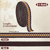 AHADERMAKER 10 Yards Polyester Rhombus Ribbon for Jewelry Making OCOR-GA0002-12-2