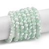 Frosted Crackle Glass Beads Strands X1-GLAA-U001-4mm-M01-1