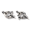 925 Thailand Sterling Silver Large Spring Ring Clasps STER-D003-60B-AS-2