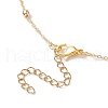 2Pcs 2 Styles Electroplate Natural Spiral Shell Pendant Necklaces NJEW-JN05181-7