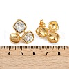 304 Stainless Steel Micro Pave Clear Cubic Zirconia Stud Earrings EJEW-V014-02G-3