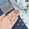 HOBBIESAY 30Pcs 3 Style Rack Plating Brass Charms KK-HY0001-84-3