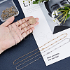 Unicraftale 304 Stainless Steel Satellite Chain Necklaces NJEW-UN0001-20-2