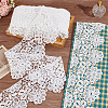 15 Yards Cotton Embroidery Flower Lace Ribbon OCOR-WH0086-91B-4