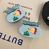 Fish Tank Cellulose Acetate(Resin) Claw Hair Clips PW-WG9A71D-01-3