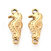 304 Stainless Steel Connector Cabochon Settings STAS-T065-41G-1