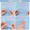 ARRICRAFT 216Pcs 24 Style Transparent Acrylic Beads TACR-AR0001-22-3