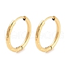 Ion Plating(IP) 304 Stainless Steel Textured Huggie Hoop Earrings for Women EJEW-C096-37G-1
