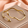 Snake 304 Stainless Steel Cuff Bangles FS-WGA46EE-01-4