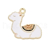 Alloy Enamel Pendants PALLOY-V003-03G-02-1