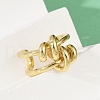 Brass Adjustable Cuff Rings for Women RJEW-C129-03G-3