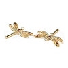 Brass Micro Pave Colorful Cubic Zirconia Pendants KK-E068-VF349-3