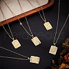 Beebeecraft 1Pc Brass Pendants NJEW-BBC0001-18Z-4