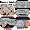 FINGERINSPIRE 10 Yards Nylon Elastic Lace Trim OCOR-FG0002-66B-4