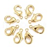 Brass Lobster Claw Clasps KK-902-G01-NF-1