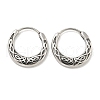 316 Surgical Stainless Steel Hoop Earrings EJEW-D096-10G-AS-1