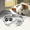 Brass Rhinestone Finger Rings for Women FS-WGAC777-04-3
