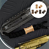  6Pcs 3 Colors Outdoor EDC Tool Brass Parachute Rope European Beads KK-NB0003-72B-5