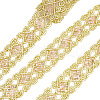 Rhombus Pattern Polyester Ribbon OCOR-WH0079-17A-1