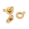 304 Stainless Steel Snap Clasps STAS-K212-02G-2