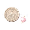 14Pcs 14 Styles Imitation Pearl Acrylic Heart Connector Charms PALLOY-JF03916-3