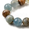 Natural Blue Calcite Beads Strands G-H312-C02-10mm-4