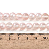 Baking Painted Transparent Glass Beads Strands DGLA-N011-8mm-03-4