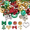 SOFPLATE Christmas Theme Acrylic Beads Set OACR-SP0001-20B-1