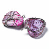 Natural Agate Pendants G-Q998-016-3