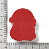 Christmas Theme Opaque Resin Cabochons RESI-F053-A03-3