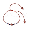 Independence Day Glass Seed Beads Braided Bead Bracelets BJEW-MZ00179-03-3