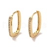 Brass Micro Pave Cubic Zirconia Earrings for Women EJEW-E301-12G-1