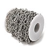 304 Stainless Steel Oval Link Chains CHS-C018-02B-P-2