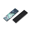 2Pcs Natural Black Lip Shell Pendants FIND-Z079-01H-2