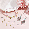SUNNYCLUE 120Pcs 2 Colors 201 Stainless Steel Charms STAS-SC0004-69-4