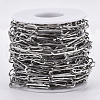 Tarnish Resistant 304 Stainless Steel Paperclip Chains CHS-T003-02-2
