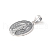 999 Fine Silver Religious Medal Pendants STER-C006-02AS-2