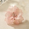 Flower Alloy with Acrylic Finger Rings for Women FS-WGEC64C-01-1