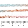Transparent Painted Glass Beads Strands X1-DGLA-A034-T2mm-A19-3