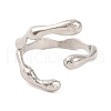 Alloy Open Cuff Rings for Women RJEW-M018-02P-02-2