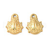 Manual Polishing 304 Stainless Steel Charms STAS-P335-44G-1