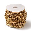 Ion Plating(IP) 304 Stainless Steel Rectangle Link Chains CHS-Q006-19G-3