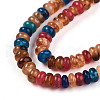 Dyed Natural White Jade Beads Strands G-T139-57A-11-3