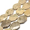 Natural Fossil Coral Beads Strands G-F477-07-44x34mm-6