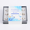 Ocean Style Flat Round Handmade Lampwork Beads LAMP-F006-20-4