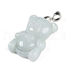 Natural Jadeite Carved Pendants G-F768-02-2