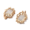 Brass Glass Pendants KK-Z103-11KCG-02-2