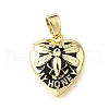 Brass Pendants KK-V007-011G-04-1