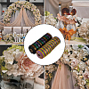 DICOSMETIC 2 Rolls 2 Colors PP Striped Mesh Ribbons SRIB-DC0001-02-7