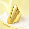304 Stainless Steel Adjustable Cuff Rings for Women RJEW-B123-01G-01-3